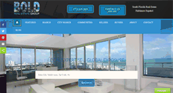 Desktop Screenshot of boldrealestategroup.com