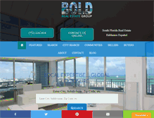 Tablet Screenshot of boldrealestategroup.com